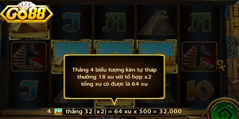Tỷ lệ trúng thưởng trong Kim tự tháp Go88 phụ thuộc vào nhiều yếu tố 