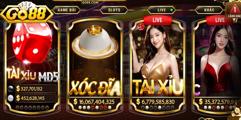 Hướng dẫn cách tham gia game tài xỉu bộ ba Go88 nhanh chóng 