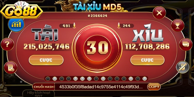 Có nhiều lý do khiến Tài Xỉu MD5 Go88 trở thành lựa chọn số 1 của bet thủ