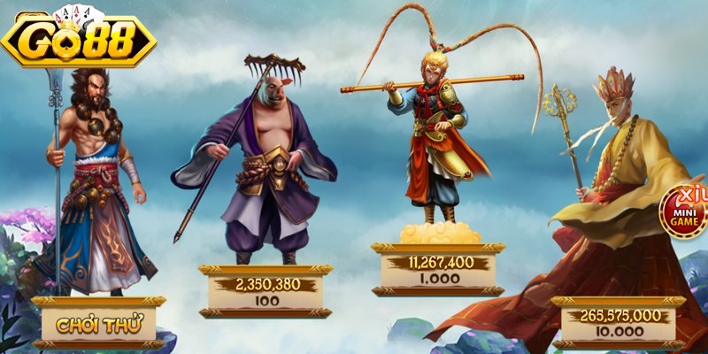 Luật chơi game nổ hũ Tây Du Ký Go88 mới nhất